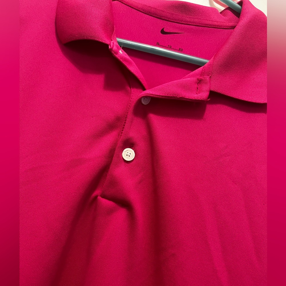 NWOT Mens Nike Golf Polo - Vidid Pink